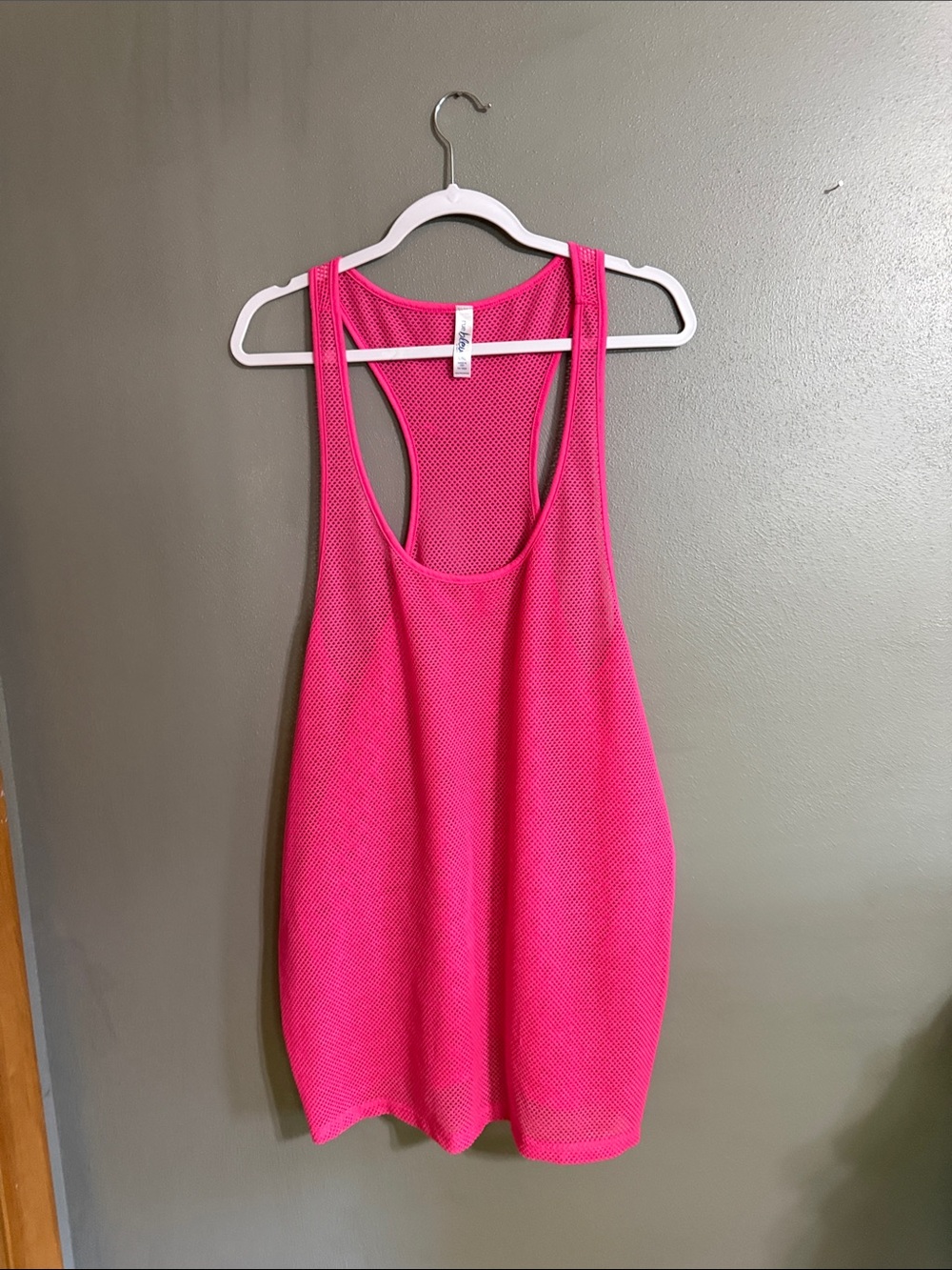 Rue21 Hot Pink Mesh Racerback Coverup
